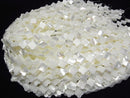 [Video] Mother of Pearl MOP Flower Motif 12x12x2.5mm White 1strand beads (aprx.15inch / 37cm)