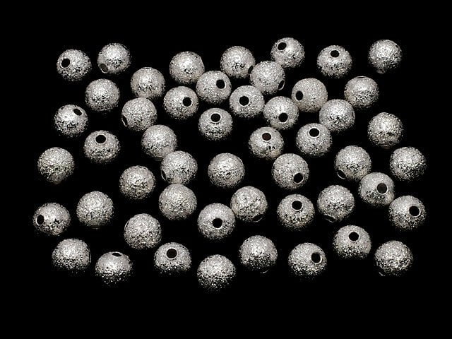 Copper Round [3mm][4mm][5mm][6mm][8mm] Stardust Rhodium Plated 50pcs