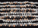 High Quality Multicolor Moonstone AAA Diamond Shape half or 1strand beads (aprx.7inch / 18 cm)