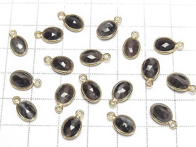 [Video] High Quality Sillimanite ,Cat's Eye AAA Bezel Setting Rose Cut 9x7mm [One Side ] 18KGP 4pcs $29.99!