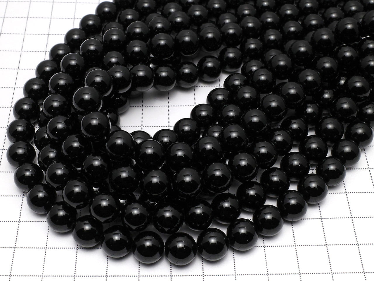 [Vidéo]Vente ! Perles Onyx rondes 10mm 1 fil (env. 14 pouces/35 cm)