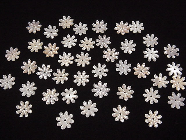 [Video] High-Quality Pink Shell AAA Daisy [6mm][8mm][10mm] Center Hole 3pcs