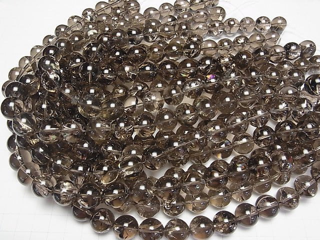 [Video]Smoky Iris Quartz AAA- Round 14mm half or 1strand beads (aprx.15inch/36cm)