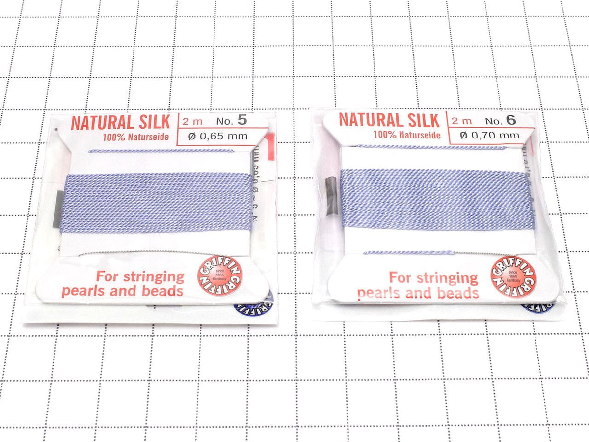 Griffin Cord (Silk Bead Cord Thread) [0.30mm-0.70mm] Lilac 1pc