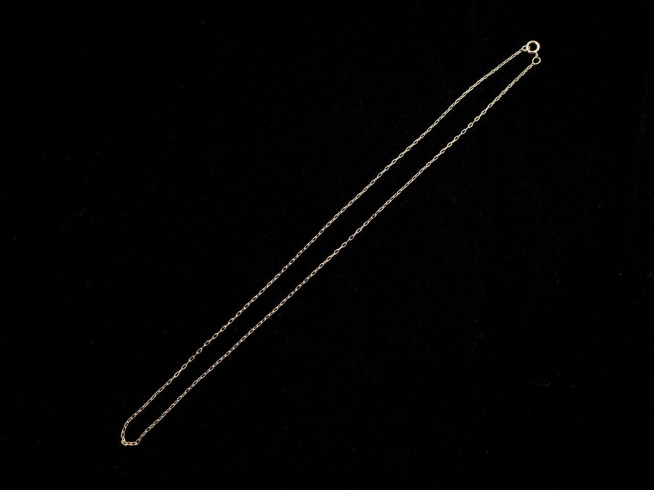 14KGF Lange Kabelkette 1,0mm [40cm][45cm][50cm][60cm] Halskette 1 Stück