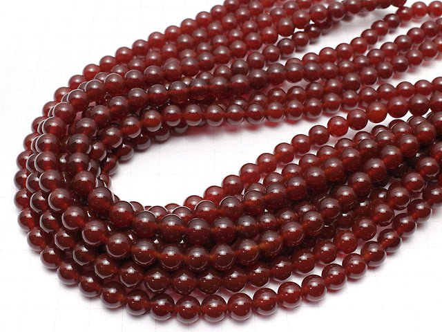 Red Agate AAA Round 8mm 1strand beads (aprx.15inch / 37cm)