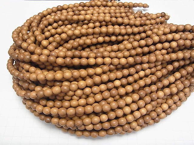 [Video]Wood Beads Rice 8x7x7mm 1strand beads (aprx.15inch/38cm)