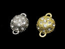 Metal Parts Rhinestone entering magnet clasp [10 mm] [12 mm] 2 pairs $2.79!