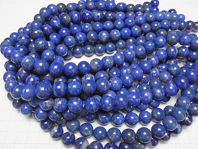 [Video] Lapis lazuli AA+ Round 12mm half or 1strand beads (aprx.15inch / 37cm)