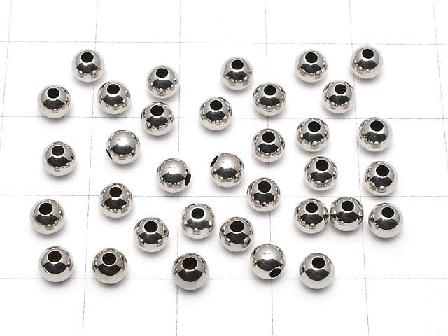 [K14 White Gold]Round [2mm][3mm][4mm]4pcs $4.19- !