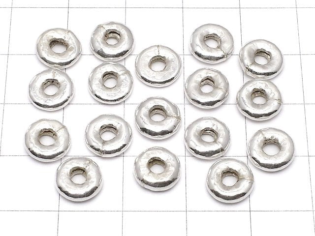 Karen Silver Roundel 8x8x2.5mm 2pcs