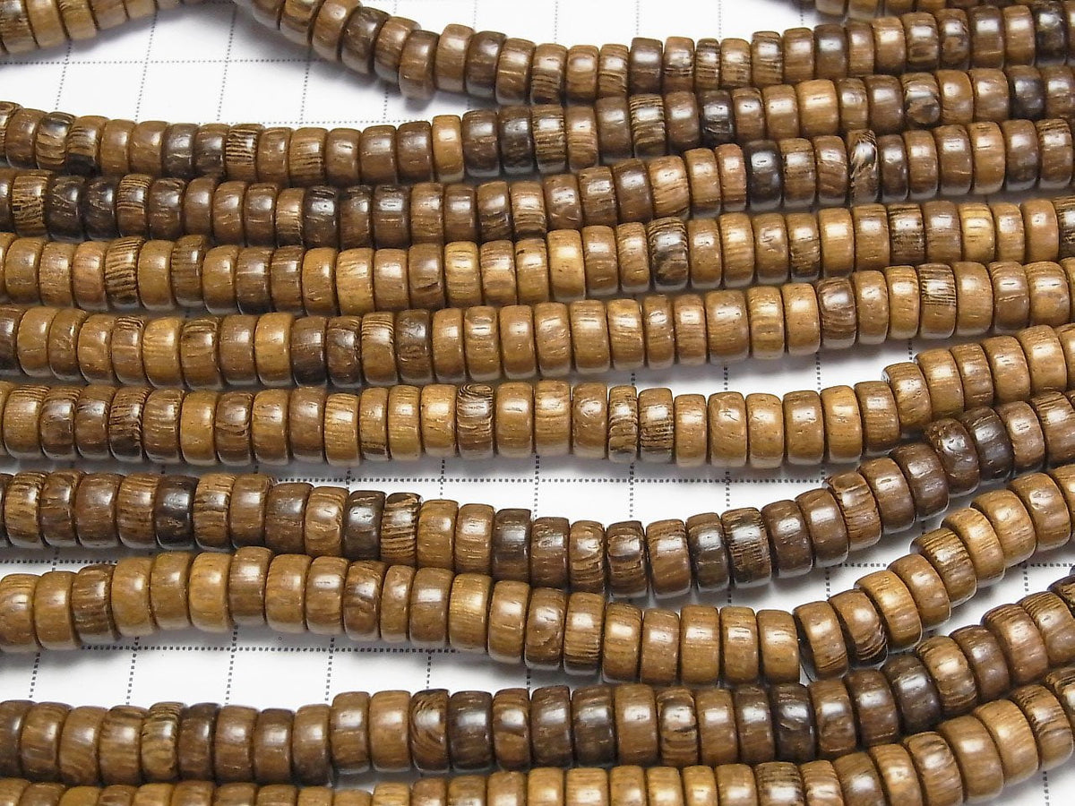 1strand $3.79! Wood Beads Rondelle 8x8x4mm 1strand beads (aprx.15inch/38cm)