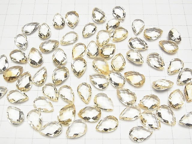 High Quality Light Color Citrine AAA Undrilled Pear shape Cushion Cut 14x10mm 5pcs $8.79!