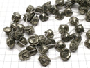 [Video] Golden Pyrite Rose 17mm 3pcs or 1strand beads (aprx.15inch / 38cm)