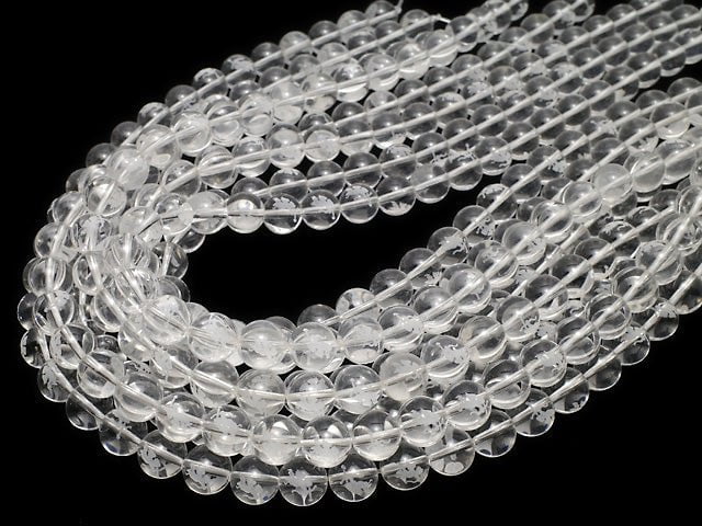 [Video] Angel Carving! Crystal AAA Round 8mm, 10mm, 12mm, 14mm NO.4 (arrow) half or 1strand
