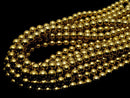 Magnetic! 1strand $4.79! Hematite Round 8mm gold coating 1strand beads (aprx.15inch / 36cm)