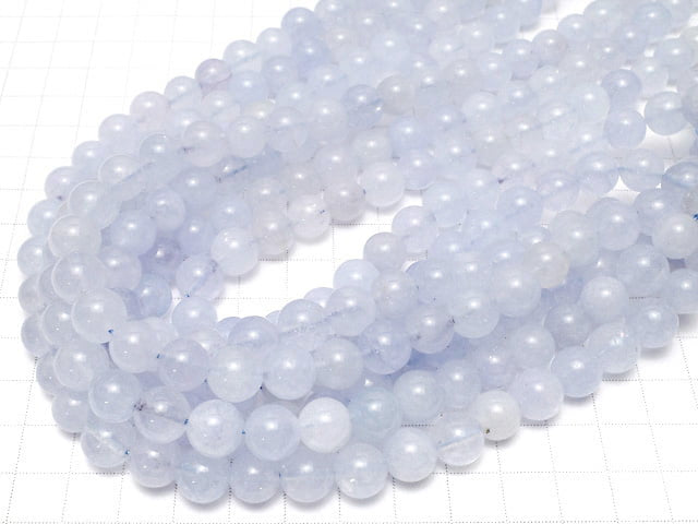 Blue color Jade Round 10mm 1strand beads (aprx.15inch/36cm)