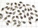 High Quality Sillimanite ,Cat's Eye AAA Bezel Setting Rose Cut 7x5mm [One Side ] 18KGP 5pcs $15.99!