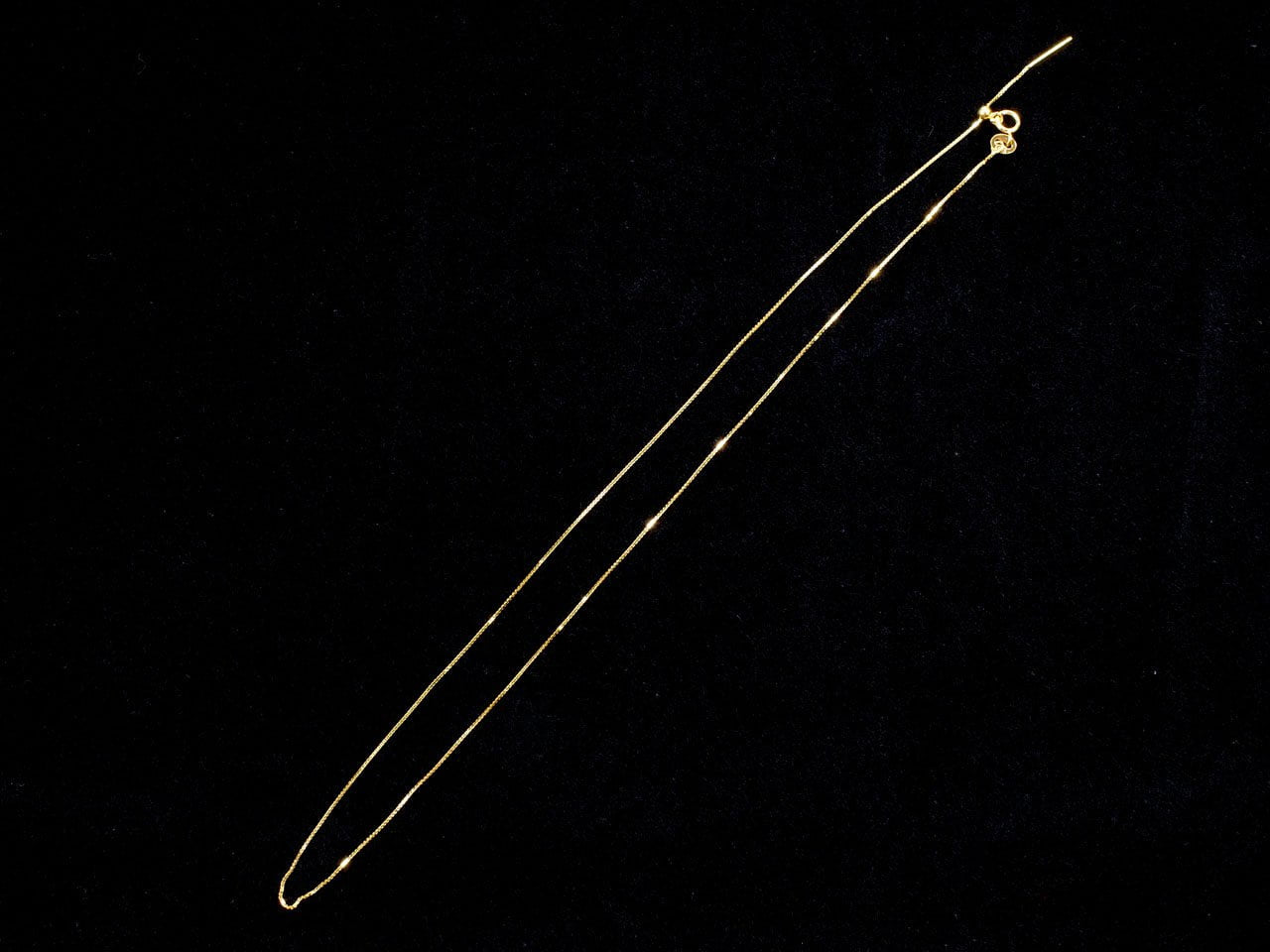 Silber 925 Venezianerkette mit Schieberegler 0.5mm 18KGP [45cm] Halskette 1 Stück