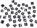 [Video] Striped Onyx AAA Square Cabochon 10x10mm 5pcs