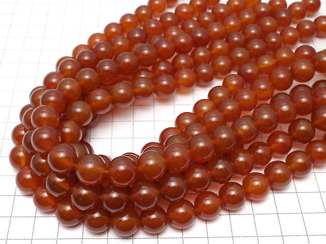 [Video] Carnelian AAA Round 12mm half or 1strand beads (aprx.15inch / 36cm)