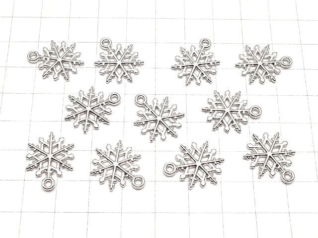 Metal Parts Snow Crystal (Snow Crystal) Charm 20x15 5pcs $1.79