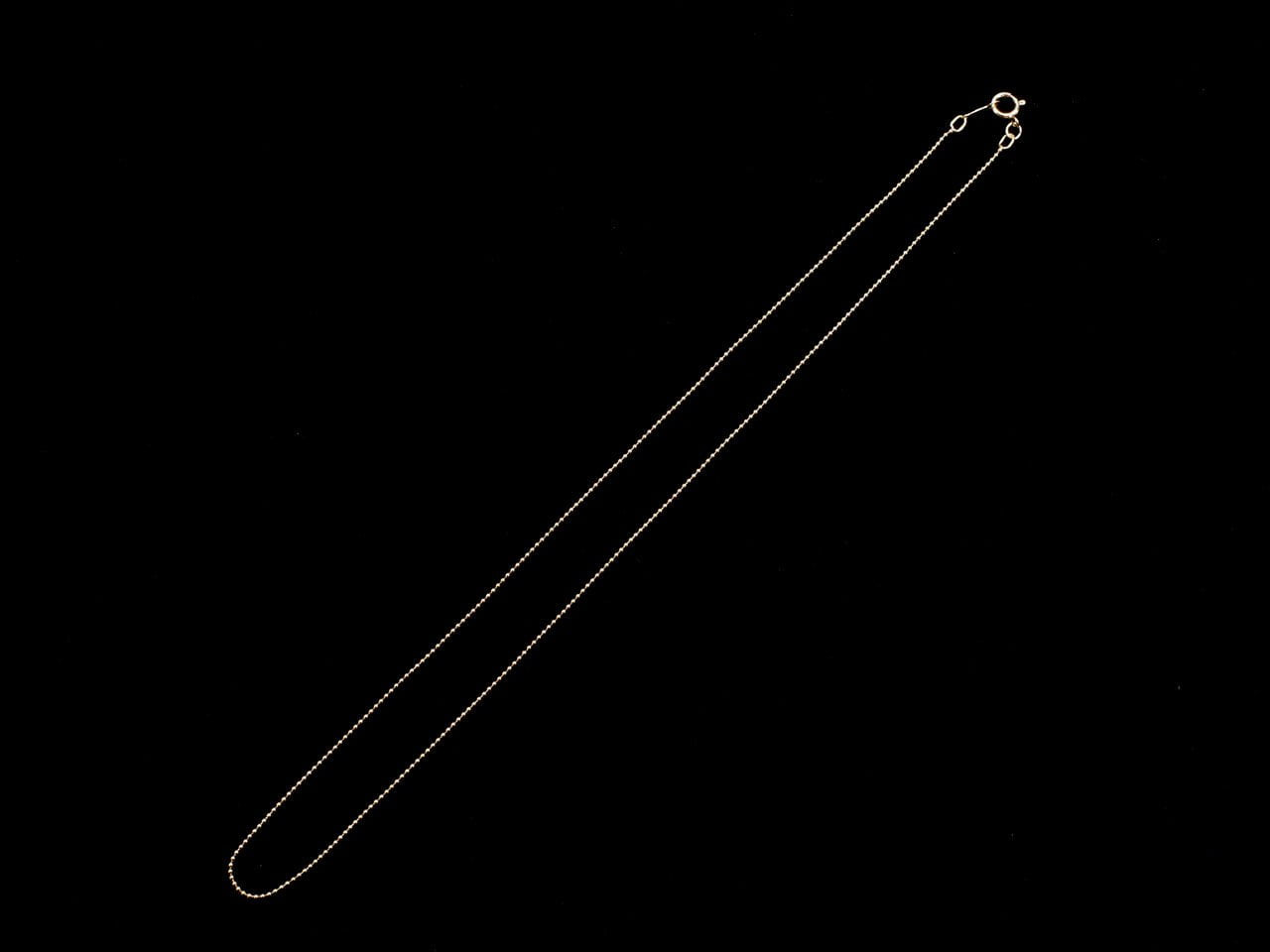 14KGF Kugelkette 1.0mm [40cm] Halskette 1 Stück