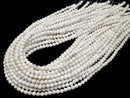 Magnesite  Round 4mm 1strand beads (aprx.15inch/37cm)