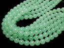 Pastel Green Jade Round 12mm 1strand beads (aprx.15inch / 37cm)