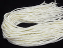 Mother of Pearl MOP White Tube 8x4x4mm 1strand beads (aprx.15inch/38cm)