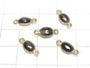 [Video] High Quality Sillimanite ,Cat's Eye AAA Bezel Setting Rose Cut 8x6mm [Both Side ] 18KGP 5pcs $19.99!