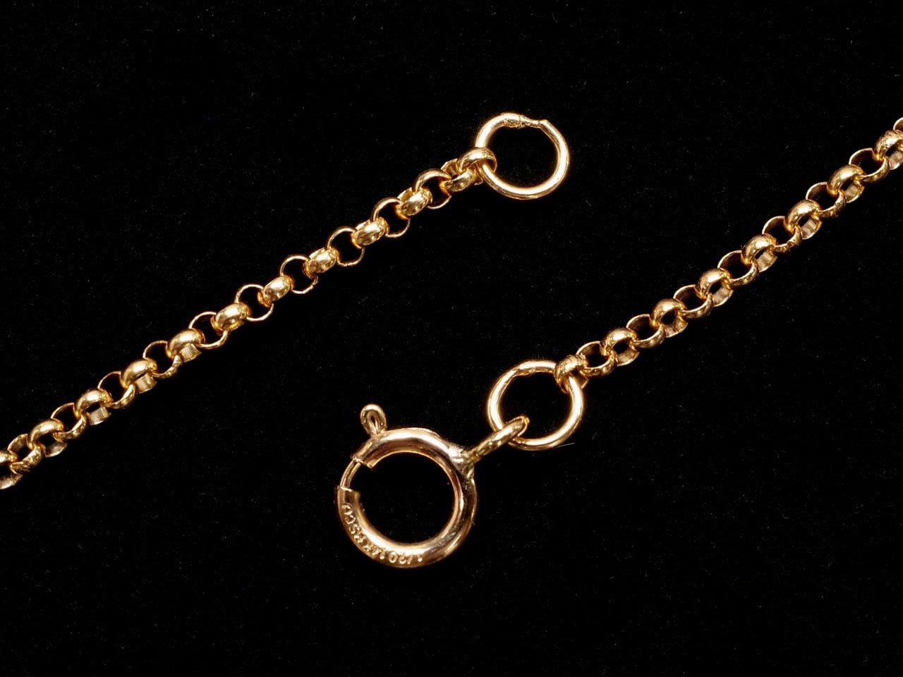 14KGF Rolo Kette 1.4mm [40cm][45cm][50cm][60cm][75cm] Halskette 1 Stück