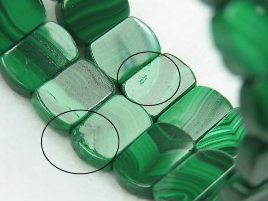 [Video]Malachite AAA- 2-Hole Oval 12x8mm Bracelet