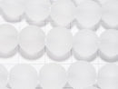 Frosted Quartz AAA Round 10mm(-11mm) [2mm hole] half or 1strand beads (aprx.15inch/36cm)