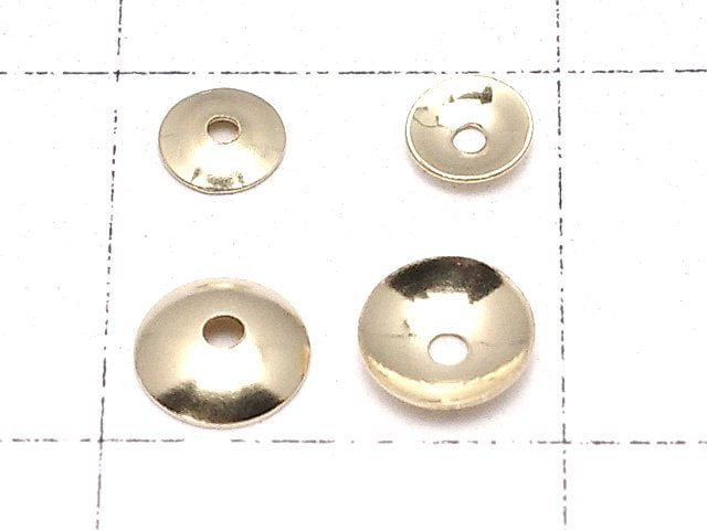 New size now available! 14KGF bead caps [3mm][4mm] 10pcs