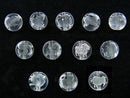 Carving, Crystal Quartz, Round Gemstone Beads