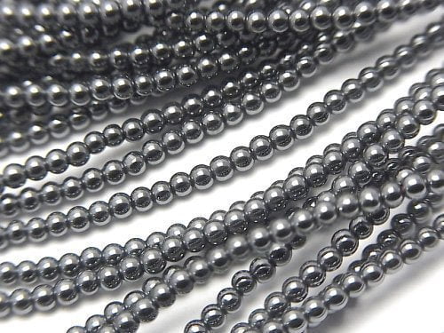 Hematite, Round Gemstone Beads