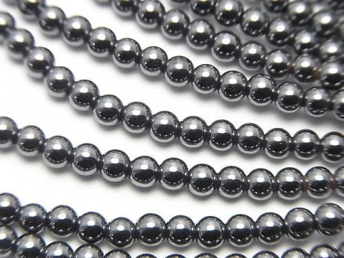 Hematite, Round Gemstone Beads