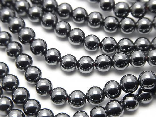 Hematite, Round Gemstone Beads