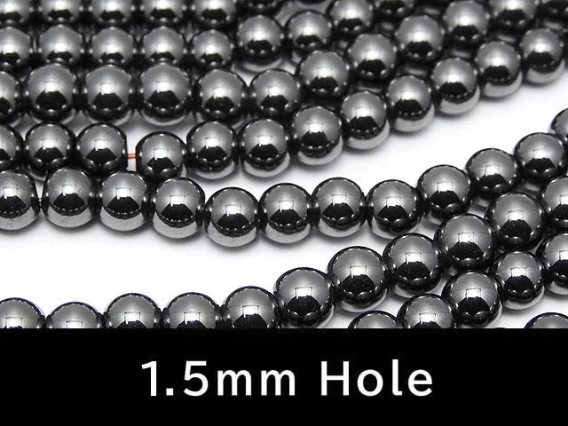 Magnetic! Hematite  Round 4mm 1strand beads (aprx.15inch/38cm)