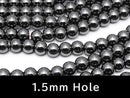 Magnetic! Hematite  Round 4mm 1strand beads (aprx.15inch/38cm)