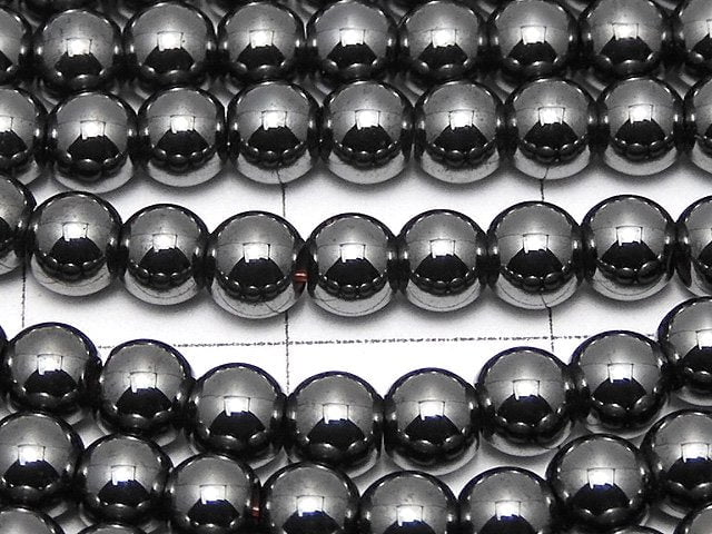 Magnetic! Hematite  Round 4mm 1strand beads (aprx.15inch/38cm)