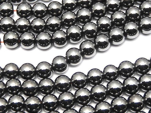 Magnetic!  Hematite  Round 5mm 1strand beads (aprx.15inch/36cm)