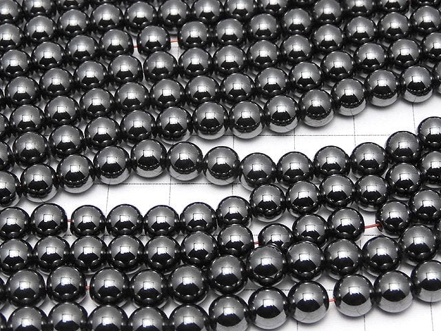 Magnetic!  Hematite  Round 6mm 1strand beads (aprx.15inch/38cm)