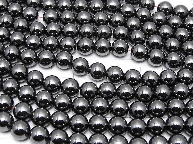 Magnetic! Hematite  Round 8mm 1strand beads (aprx.15inch/38cm)