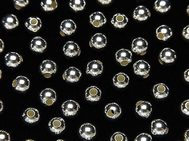Rond rempli d'argent [3mm][4mm][5mm] 10 pcs