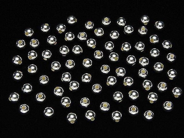 Rond rempli d'argent [3mm][4mm][5mm] 10 pcs