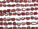 [Video]High Quality Mozambique Garnet AAA- Faceted Nugget 1strand beads (aprx.6inch/16cm)