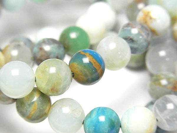 [Video] Blue Opal AA++ Round 8mm Bracelet