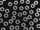 Silver925  Rondelle  3mm,4mm,5mm No coating  20pcs